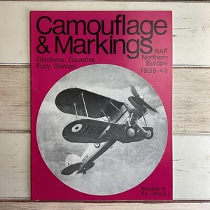 Camouflage & Markings Vintage Guide. GLADIATOR, GAUNTLET, FURY, DEMON. NO 5 - Picture 1 of 3