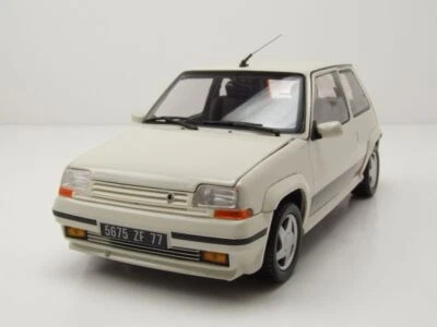 Renault 5 Supercinq GT Turbo Fase 2 1989 Bianco Modellino 1:18 Norev - Immagine 1 di 4