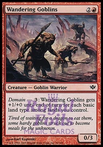 Wandering Goblins 4x FOIL CON MTG Conflux MINT common red - Picture 1 of 1