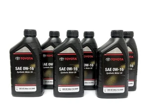 Mobil 1 0W16 Olio Motore Sintetico Completo 1 Quarto Protezione Motore Fuel Economy - Foto 1 di 3