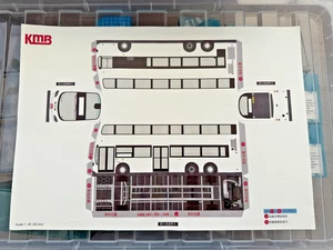 Kowloon Motor Bus 1/43 Volvo B9TL/.Wright card model bus kit - Foto 1 di 1