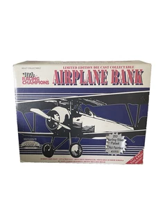 Racing Champions JEFF GORDON Die Cast Painted Plated Airplane Bank LTD 1995 - Picture 1 of 5