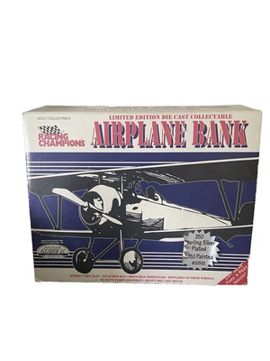 Racing Champions JEFF GORDON Die Cast Painted Plated Airplane Bank LTD 1995 - Image 1 of 4