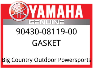 Yamaha OEM Part 90430-08119-00 GASKET - Picture 1 of 1