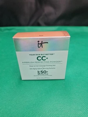 It Cosmetics Your Skin But Better CC+ Airbrush Perfecting Powder  Deep New 7G - Image 1 of 4