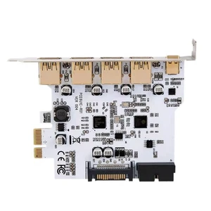High-speed PCIE to USB3.2 GEN1 Expansion Card Type-A Type-C PCI Converter - Photo 1/11
