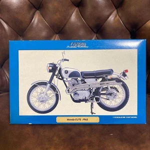 EBBRO CL72 1962 (BLACK/SILVER) Honda 1/10 Scale Die-Cast Model Used Good - Picture 1 of 17