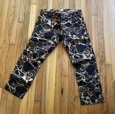 Мужские камуфляжные холщовые брюки Rogue Territory 2-й сезон Duck отличное состояние товара размер 32 - Изображение 1 из 4