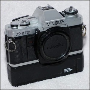 Minolta X-370 body with auto winder. Tested and guaranteed fully functional. - Picture 1 of 5
