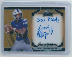 2025 Leaf Metal Faizon Brandon Inscriptions Auto "Stay Ready" 29/100 - Picture 1 of 2