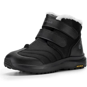 FitVille Herren Schneestiefel extra weit 14 schwarz - Bild 1 von 6