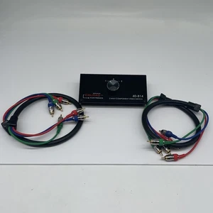 Calrad Electronics Switcher 3-Way Component Video Switch 40-814 W/ 2 Cables - Picture 1 of 5