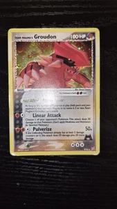 Team Magma’s Groudon Holo Rare 9/95 Team Magma Vs Team Aqua HP Heavily Played - Bild 1 von 2