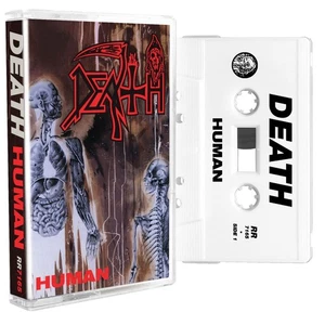 Death 1991 TAPE - Human (2021 Reissue White) Control Denied/Atheist/Cynic Sealed - Picture 1 of 3