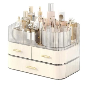 Makeup Organizer with Drawers and Rotating Makeup Brush Holder,Large Capacity... - Bild 1 von 7