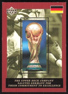 1994 Upper Deck FIFA Soccer World Cup Salute Card Germany #NNO - Picture 1 of 2
