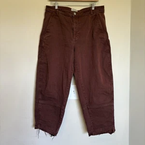 Pantalones Everlane utilitarios de cintura alta para mujer talla 16 marrón palo de rosa’s - Imagen 1 de 11
