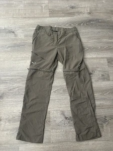 Salewa Men’s Hiking Pants Size Small Convertible Zip Off - Picture 1 of 11