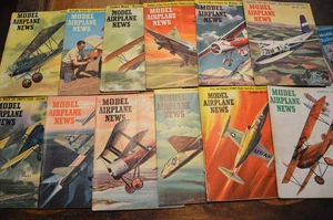 1956 Model Airplane News 12 Complete Issues January-December 1956 - Foto 1 di 6
