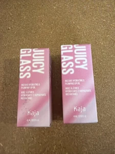 Aceite para labios de vidrio Kaja Juicy LOTE DE 2 - 0,13 oz ciruela paloma NUEVO - Imagen 1 de 6