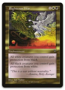 Righteous War (NM) Visions VIS Magic MTG - Picture 1 of 2