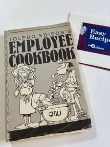 Vintage TOLEDO EDISON’s Employee's Cookbook OHIO Spiral - Picture 1 of 10