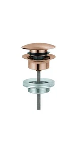 Valvola di scarico GROHE con chiusura a scatto calda sunset spazzolata chiudibile - Foto 1 di 3