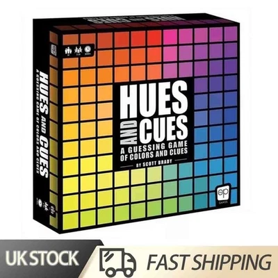 Hues and Cues Brettspiel für 3–10 Spieler ab 8 Jahren*-*