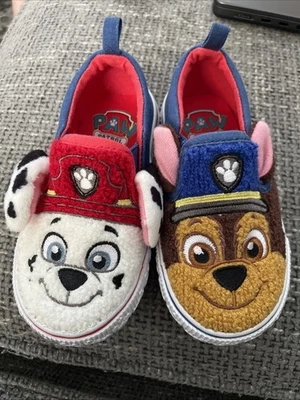 Nickelodeon PAW Patrol Unisex Size 6 Toddler Shoes Sneakers Mixed Media EUC - Image 1 of 4