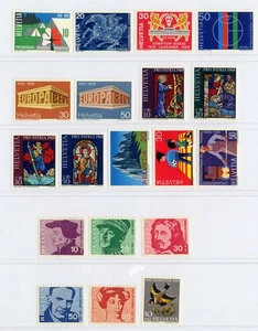 SVIZZERA - 1969 Propaganda Europa Pro Patria Personaggi Celebri Juventute MNH** - Imagen 1 de 1