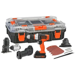 BLACK+DECKER 20V Matrix Drill 4 Kit - BDCDMT1204KITC1 - Picture 1 of 6