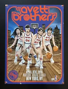Avett Brothers 2016 MSG NYC Darin Shock poster SE #/200 giclee signed new york - Picture 1 of 5