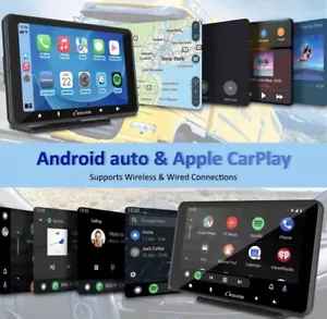 Carpuride 2023 7'' Wireless Apple CarPlay Android Auto Car Radio Touch Screen - Picture 1 of 13