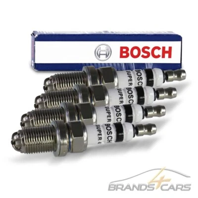 4x BOSCH ZÜNDKERZE FÜR BMW 3-ER E30 E36 E46 5-ER E34 Z3 MINI M40 M42 M43 M44 - Bild 1 von 4