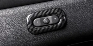 Seat Adjust Button Lid Cover Trim For 2014-2021 Jeep Grand Cherokee Carbon Fiber - Picture 1 of 2