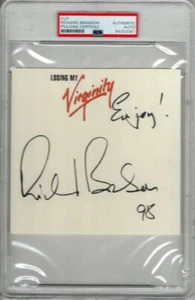 AUTÓGRAFO FIRMADO RICHARD BRANSON PSA LOST MY VIRGINITY VIRGIN GALÁCTICO - Imagen 1 de 1