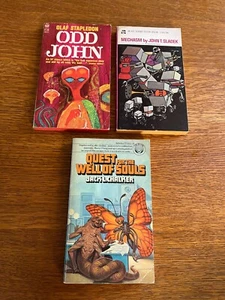 Lot of 3 Vintage Pocket Paperback Vintage Sci-Fi Science Fiction Fantasy ODD JOH - Imagen 1 de 7