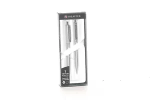 Sheaffer Brushed Chrome Ballpoint Pen & Pencil Set E932351S - Picture 1 of 2