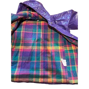 Vintage Misty Harbor Kid's Any Weather Slicker Purple Raincoat Size 7 (399) - Picture 1 of 14