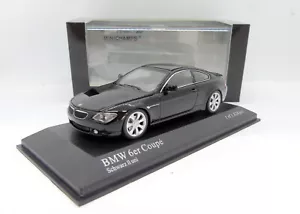 BMW 6ER COUPE NEGRO II UNI 2006 MINICHAMPS 431026020 1/43 SERIE 6 BLACK NOIR - Imagen 1 de 5