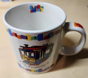 NEW San Francisco LARGE Mug Cup 4" Dia. Ceramic Painted SNCO Smith Novelty Co. - Picture 1 of 6