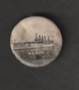 USA 1908 Great White fleet of USS OHIO, badge - Picture 1 of 2