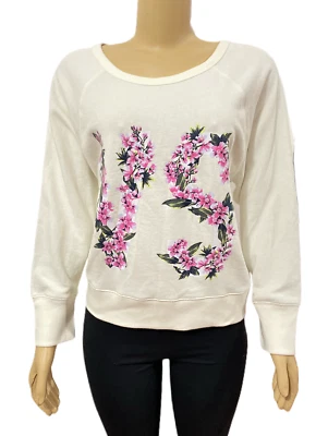 Victorias Secret VS Floral Logo Manga Larga Sudadera Pullover Grande Nuevo Foto 1 de 2