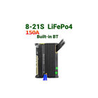 Jbd 6-21S 48V 150-200A Li-Ion/Lifepo4 Battery Smart Bms Built-In Bt W/ Uart