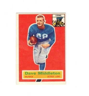 1956 Topps - #68 Dave Middleton (RC) - Image 1 of 2