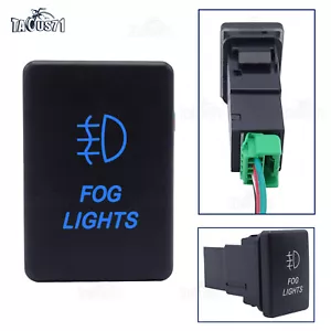Push Switch Button LED Fog Light ON-OFF For Toyota Tacoma Tundra Sequoia Yaris - Picture 1 of 4