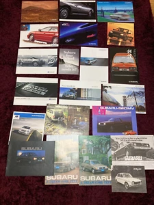 Subaru Car Brochure Collection x21, Job Lot UK Issue 1970's to 2010's - 03 - Picture 1 of 5