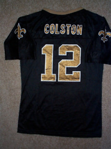 ($50) New Orleans Saints MARQUES COLSTON nfl Football Jersey Youth *GIRLS* (xl)
