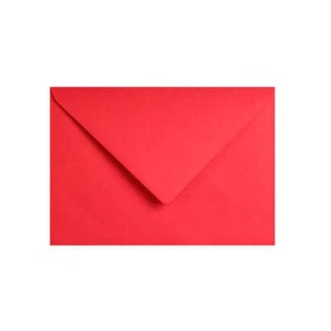 162 x 229 leuchtend rot C5 Umschlag | gummiert | 120 g/m² V-Klappe mohnrot Umschlag - Bild 1 von 3