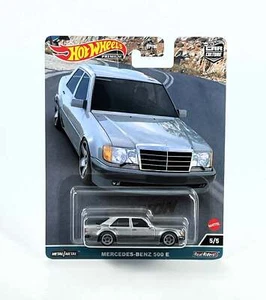 Mercedes-Benz 500 E Hot Wheels Premium Car Culture Silver 5/5 Die Cast Car 1:64 - Imagen 1 de 2